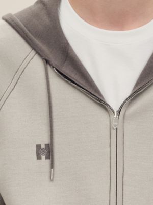 "H Golf" reversible hooded jacket, View: Worn, worn, view 8 of 8