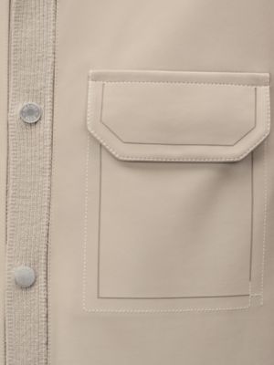 "Devant cuir" buttoned jacket, View: front, front, view 5 of 6