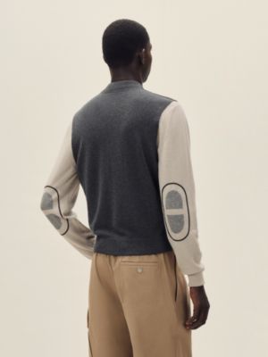 "Devant cuir" sleeveless jacket, View: Worn, worn, view 4 of 7