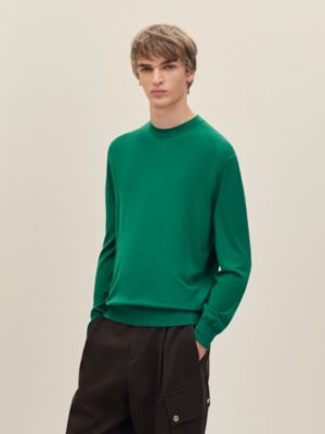 ラウンドネックニット 《H》ディテール, イメージ: 着用例, worn, ビュー2の5