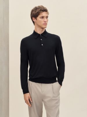 "Detail H" polo shirt, View: Worn, worn, view 2 of 5