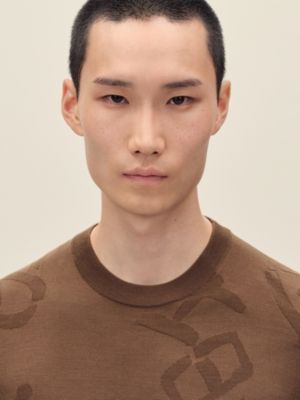 "Calligraphie Equestre"圓領套頭衫, 檢視: 佩戴, worn, 檢視共5張圖片的第6張