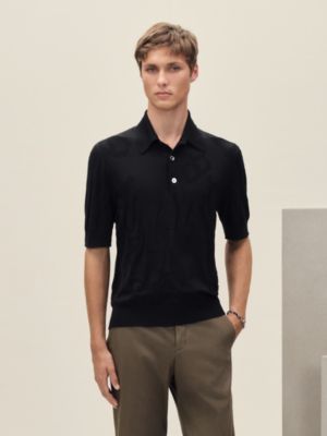 "Calligraphie Equestre" polo shirt, View: Worn, worn, view 2 of 5