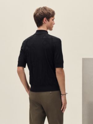 "Calligraphie Equestre" polo shirt, View: Worn, worn, view 3 of 5