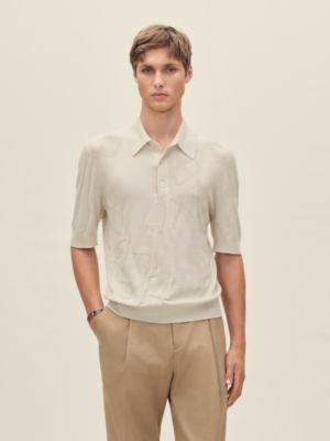 "Calligraphie Equestre" Polo衫, 檢視: 佩戴, worn, 檢視共2張圖片的第5張