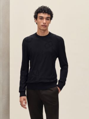 ショートスリーブニット 《カリグラフィ・エケストル》, イメージ: 着用例, worn, ビュー2の5