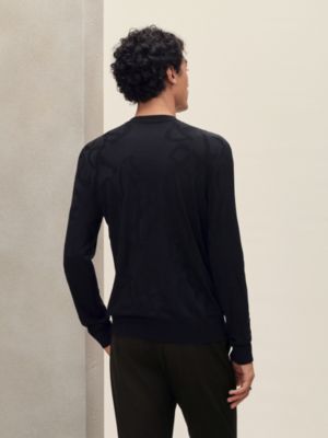 ショートスリーブニット 《カリグラフィ・エケストル》, イメージ: 着用例, worn, ビュー3の5