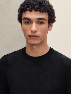ショートスリーブニット 《カリグラフィ・エケストル》, イメージ: 着用例, worn, ビュー4の5