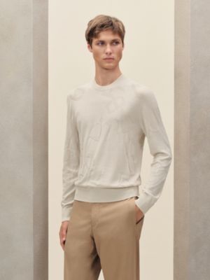 ショートスリーブニット 《カリグラフィ・エケストル》, イメージ: 着用例, worn, ビュー2の5
