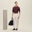 "H Bartack" polo shirt, bourgogne