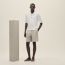 "H Bartack" polo shirt, blanc