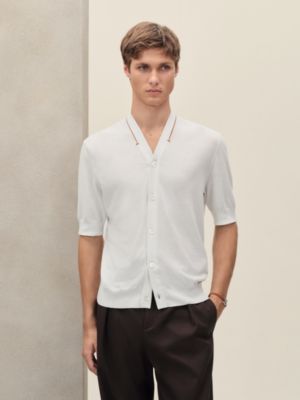 "H Bartack" buttoned cardigan, View: Worn, worn, view 2 of 5