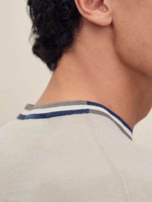 "Rayures & Twist" crewneck sweater, View: Worn, worn, view 5 of 5