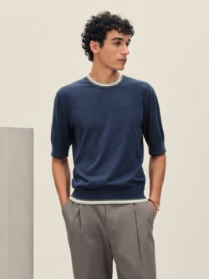 "Rayures & Twist" crewneck sweater, View: Worn, worn, view 2 of 5