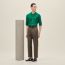 Short-sleeve straight cut shirt, menthe