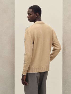 Vネックニット 《ジュール・エ・アジュール》, イメージ: 着用例, worn, ビュー4の6