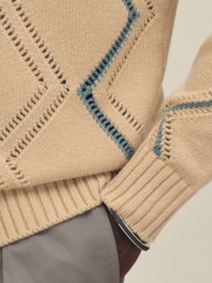 Vネックニット 《ジュール・エ・アジュール》, イメージ: 着用例, worn, ビュー6の6