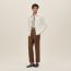 Cardigan blouson boutonné «&nbsp;Littoral&nbsp;», blanc