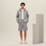 Voyage capsule hooded sweater, acier