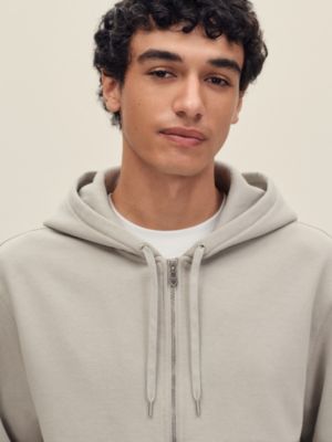 ジップアップ・スウェット 《エプロン・ドール・アン・パースペクティブ》, イメージ: 着用例, worn, ビュー4の5
