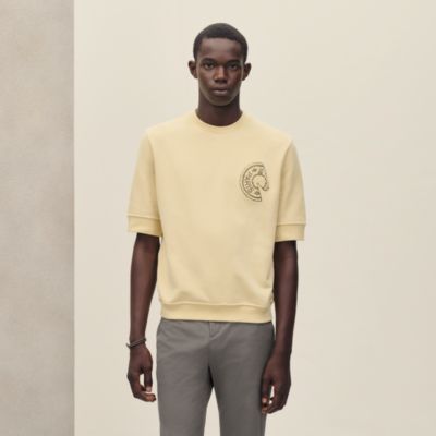 HERMES 総柄 ニット ポロ エルメス ポロシャツ ポロシャツ 《ドゥブル・ジュ》 | Hermès - エルメス-公式サイト