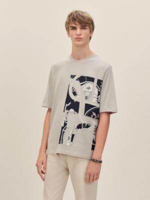 Camiseta con aplique en seda "Ex-Libris", Vista: Ver artículo puesto, worn, vista 2 de 5