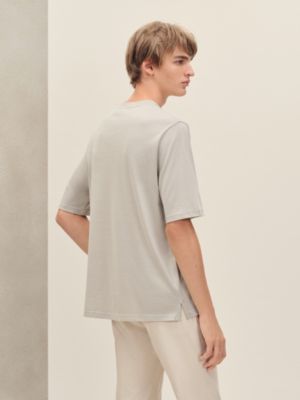 Camiseta con aplique en seda "Ex-Libris", Vista: Ver artículo puesto, worn, vista 3 de 5