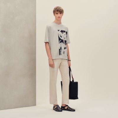 Tシャツ H刺繍 | Hermès - エルメス-公式サイト