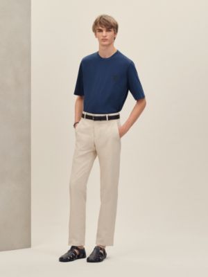 Camiseta con miniaplique en piel "H'Cheval"