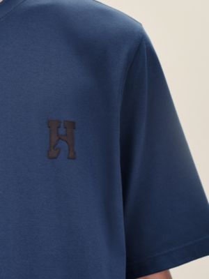 Camiseta con miniaplique en piel "H'Cheval", Vista: Ver artículo puesto, worn, vista 4 de 4