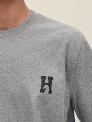 Camiseta con miniaplique en piel "H'Cheval", Vista: Ver artículo puesto, worn, vista 4 de 4