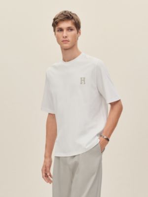 Tシャツ ミニレザーパッチ 《アッシュヴァル》, イメージ: 着用例, worn, ビュー2の4