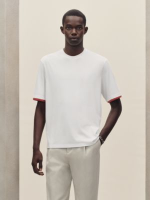 T-shirt with "Sellier" detail, View: Worn, worn, view 2 of 4