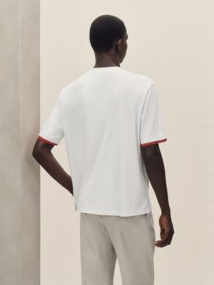 T-shirt with "Sellier" detail, View: Worn, worn, view 3 of 4