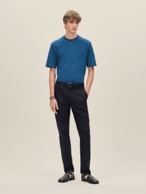 Camiseta con detalle "piqûres sellier"