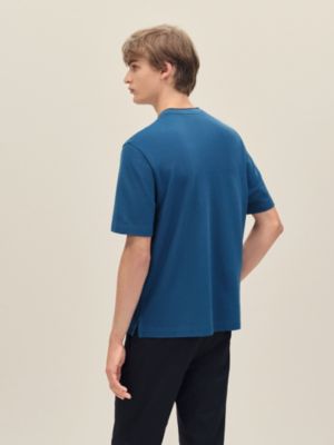 Camiseta con detalle "piqûres sellier", Vista: Ver artículo puesto, worn, vista 3 de 4