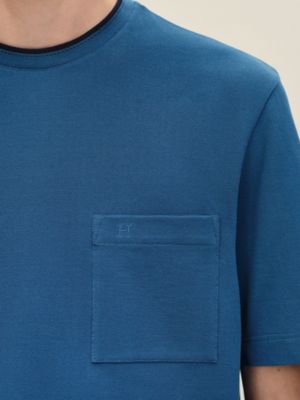 Camiseta con detalle "piqûres sellier", Vista: Ver artículo puesto, worn, vista 4 de 4