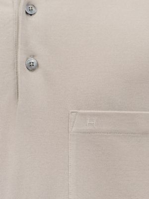 "Piqures sellier" polo shirt, View: front, front, view 5 of 5