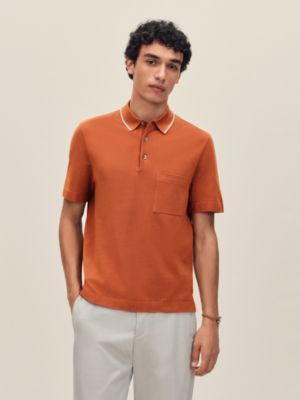 "Piqures sellier" polo shirt, View: Worn, worn, view 2 of 5