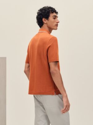 "Piqures sellier" polo shirt, View: Worn, worn, view 3 of 5