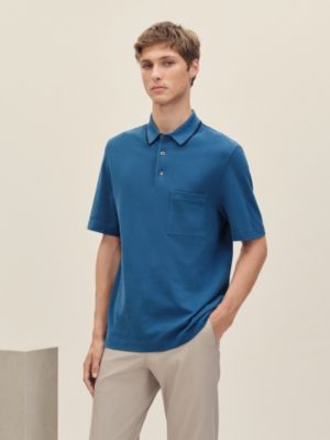 "Piqures sellier" polo shirt, View: Worn, worn, view 2 of 5