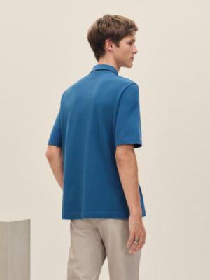 "Piqures sellier" polo shirt, View: Worn, worn, view 3 of 5
