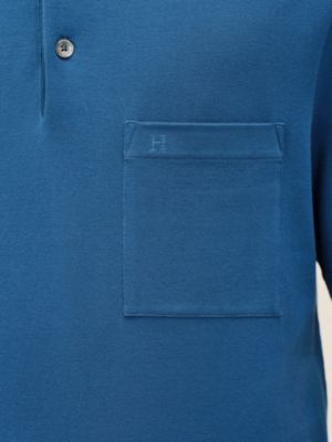 "Piqures sellier" polo shirt, View: Worn, worn, view 5 of 5