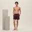 "H Fantome" swim trunks, bourgogne
