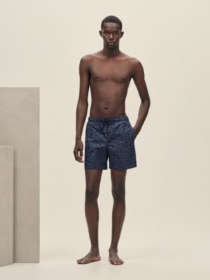 Bañador tipo bóxer estampado "Métal au Carré"