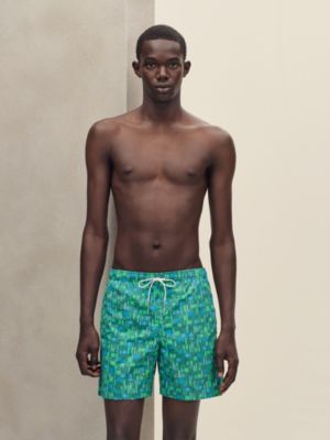 "Metal au Carre" swim trunks, View: Worn, worn, view 2 of 5
