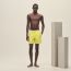 "Calligraphie Equestre" swim trunks, jonquille