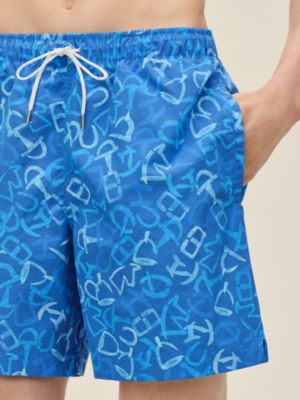 "Calligraphie Equestre" swim trunks, View: Worn, worn, view 4 of 5