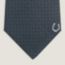 Unie Fer a Cheval tie, anthracite/blanc