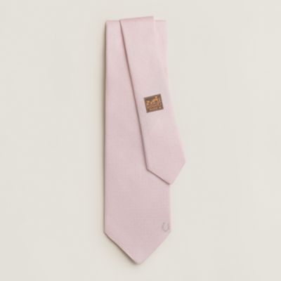 HERMES - Gray FACONNEE H SILK TIE - A&A - Brand Gallery